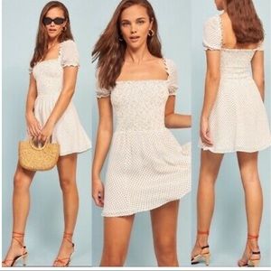 REFORMATION Bambina Dress in Vanilla NWT